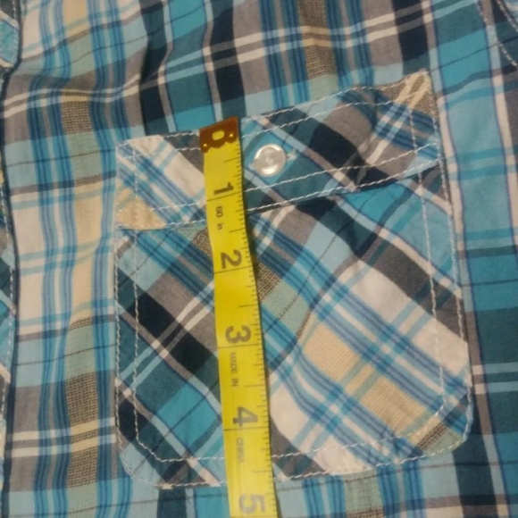 Cremieux Premium Denim mens large button front - Picture 6 of 7